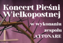 Koncert pieśni wielkopostnej – zaproszenie